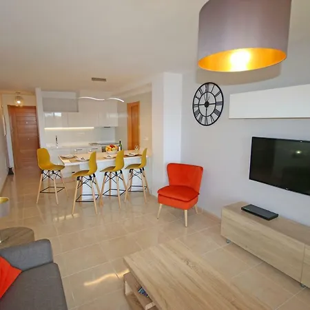 아파트 La Perla By Rentmedano Superb Luxury Duplex, Private Roof Terrace, Ocean View, Pool, Wifi And Parking 엘메다노